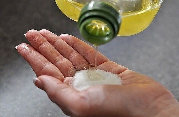 Backpulver mit Olivenöl für das Peniswachstum