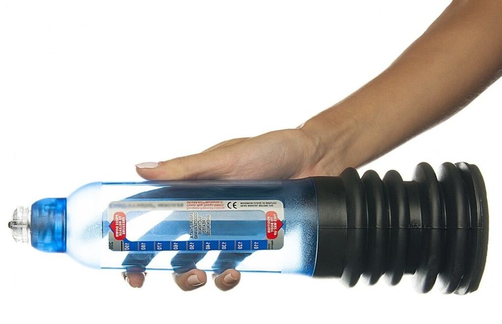Die Hydropumpe sorgt für ein sicheres Wachstum des Penis